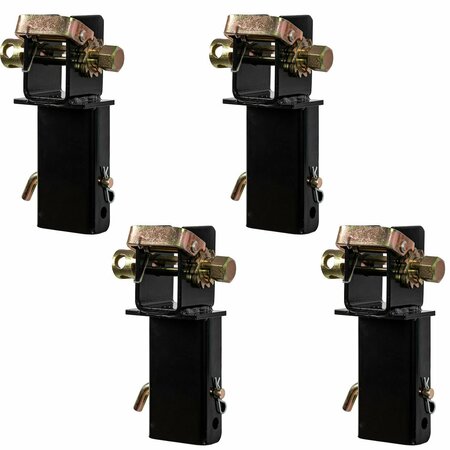 BUYERS PRODUCTS Stake Pocket Lashing Winch, 4-Pack 54821054